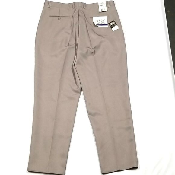 🎁5/$25 Simply Basic Pants Men's Size 40 Dress Tan Front and Rear Pockets NWT - Picture 4 of 10